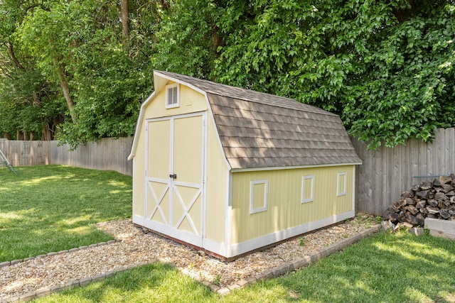 1722 S Link Ave, Springfield, MO 65804 - view of shed featuring a fenced backyard