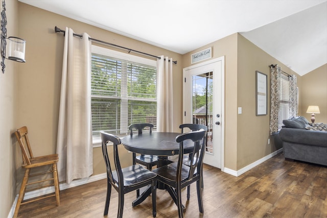 241 Everett Ml Rd, Branson, MO 65616 - dining room featuring dark wood finished floors