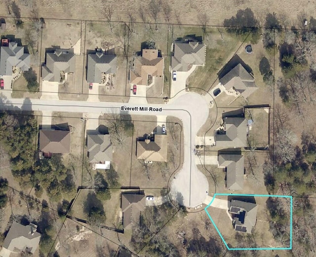 241 Everett Ml Rd, Branson, MO 65616 - map of property location with property parcel outlined