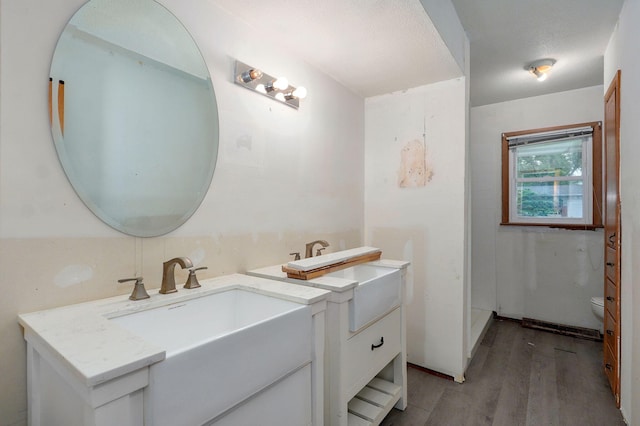 1415 S Sieger Dr, Springfield, MO 65804 - bathroom featuring vanity and wood finished floors