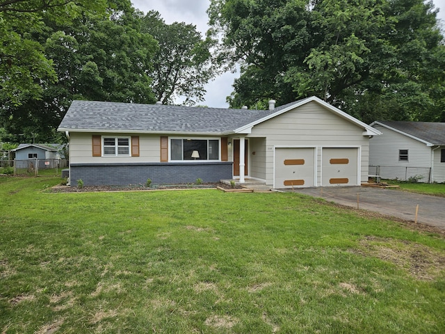 1955 S Fort Ave, Springfield, MO 65807 - single story home featuring a garage, concrete driveway, brick siding, and roof with shingles