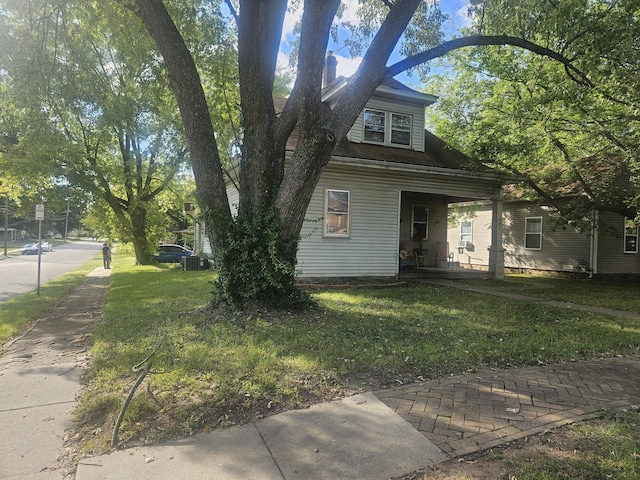 447 S New, Springfield, MO 65806 - view of front of home with covered porch and a front yard
