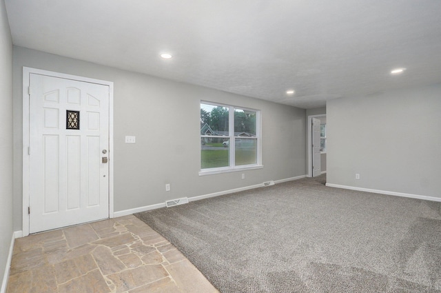 4852 S Fremont Ave, Springfield, MO 65804 - carpeted foyer featuring recessed lighting and baseboards