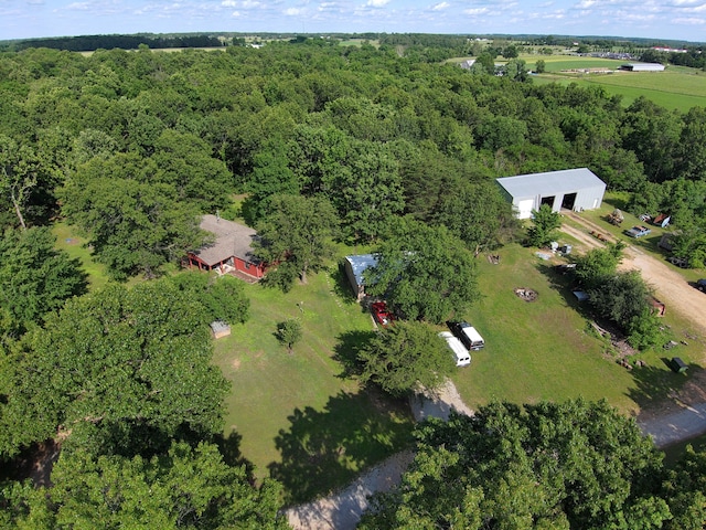 15535 Business Highway 60, Verona, MO 65769 - aerial view of property and surrounding area featuring a heavily wooded area