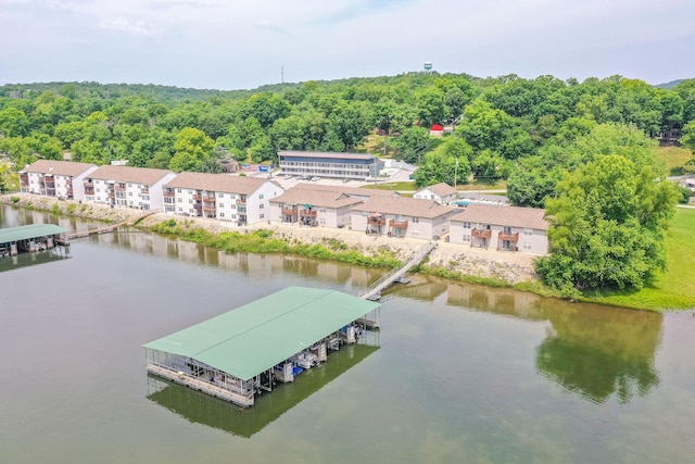2529 State Highway 176 Unit F2, Rockaway Beach, MO 65740 - aerial view of a nearby body of water and a forest