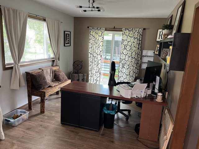 508 E Kirkwood Dr, Aurora, MO 65605 - office with wood finished floors