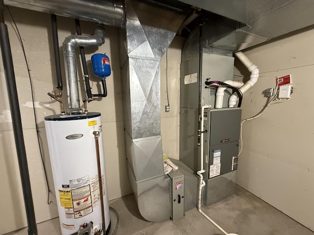 5218 S Gary Ct, Springfield, MO 65810 - utility room with gas water heater