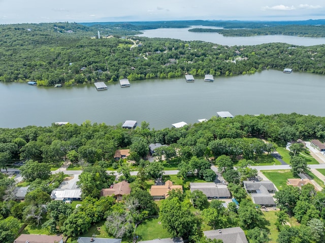 781 Santana Cir, Reeds Spring, MO 65737 - aerial view of a heavily wooded area