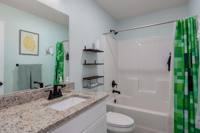 1611 E Hayloft Dr, Ozark, MO 65721 - bathroom featuring shower / bath combination with curtain and vanity