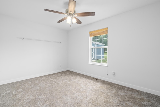 121 S Aspen St, Buffalo, MO 65622 - carpeted empty room featuring baseboards and ceiling fan