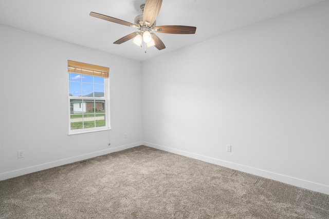 121 S Aspen St, Buffalo, MO 65622 - carpeted spare room featuring baseboards and ceiling fan