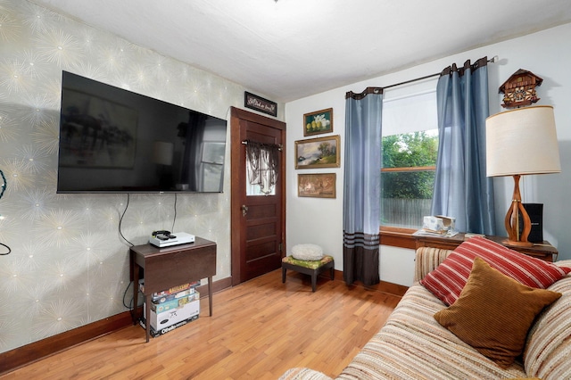 223 E Mill St, Republic, MO 65738 - living room featuring wood finished floors