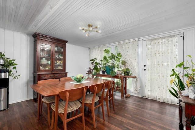 223 E Mill St, Republic, MO 65738 - dining area featuring a chandelier and wood finished floors