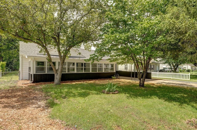 1317 S Willow Ave, Springfield, MO 65804 - rear view of property with a shingled roof