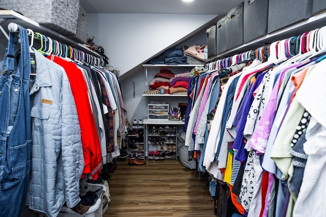 343 N Wood Ln, Fair Grove, MO 65648 - spacious closet featuring wood finished floors