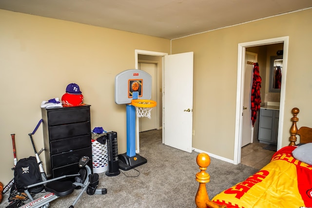 343 N Wood Ln, Fair Grove, MO 65648 - bedroom with carpet flooring and baseboards
