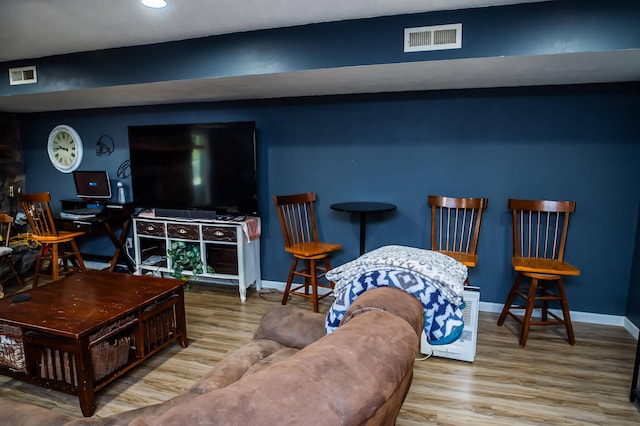 343 N Wood Ln, Fair Grove, MO 65648 - living area with wood finished floors and recessed lighting