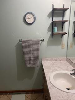177 Marla Cir, Ozark, MO 65721 - bathroom with vanity and tile patterned flooring