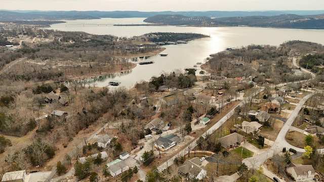131 Forest Ln, Kimberling City, MO 65686 - aerial view of property and surrounding area with a large body of water