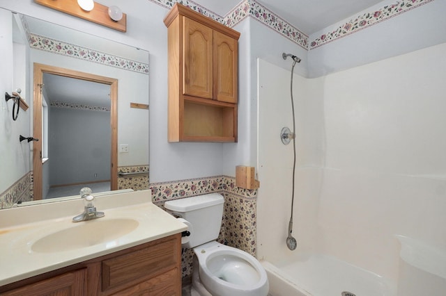 131 Forest Ln, Kimberling City, MO 65686 - full bathroom featuring a shower stall and vanity