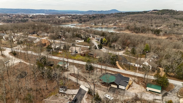 131 Forest Ln, Kimberling City, MO 65686 - bird's eye view of a water and mountain view