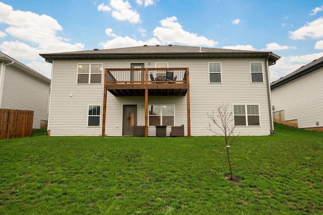 842 E Acacia Ln, Nixa, MO 65714 - rear view of house with a deck
