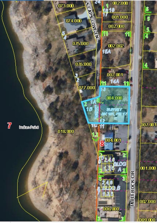 410 Tablerock Cir, Branson, MO 65616 - map of property location