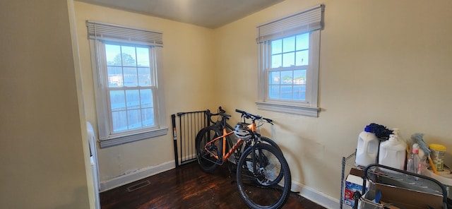 1972 N Colgate Ave, Springfield, MO 65802 - misc room featuring baseboards and dark wood finished floors