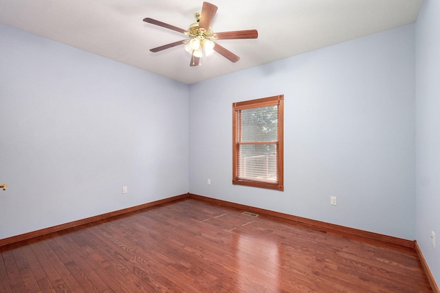 4520 English Ivy Ave, Springfield, MO 65804 - spare room with wood finished floors and a ceiling fan