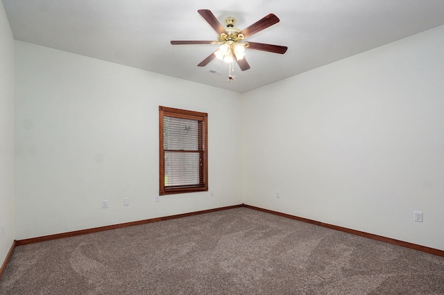 4520 English Ivy Ave, Springfield, MO 65804 - carpeted spare room with baseboards and a ceiling fan