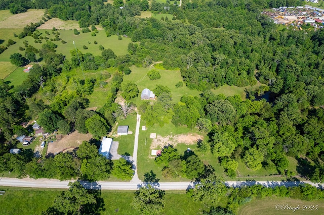 3331 US Highway 160, West Plains, MO 65775 - aerial overview of property's location featuring a forest