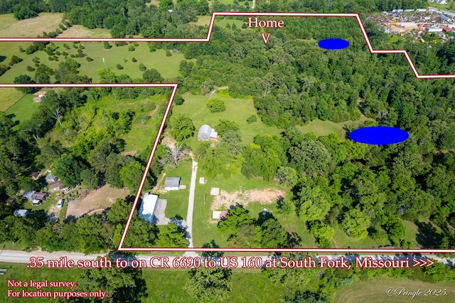 3331 US Highway 160, West Plains, MO 65775 - view of property location with property boundaries highlighted