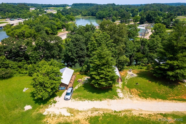 378 63rd Hwy S, Mammoth Spring, AR 72554 - aerial view of a large body of water and a forest
