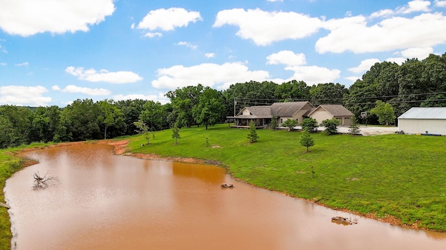 1721 Jackson Spring Rd, Ozark, MO 65721 - water view featuring a heavily wooded area