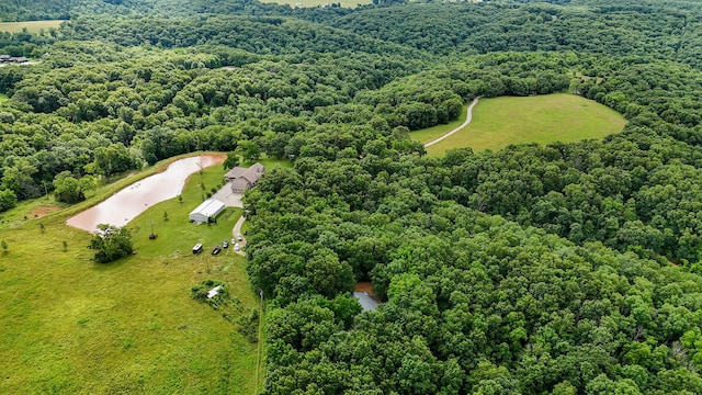 1721 Jackson Spring Rd, Ozark, MO 65721 - bird's eye view of a heavily wooded area