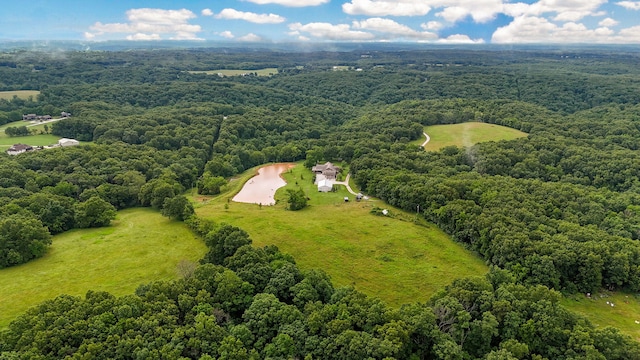 1721 Jackson Spring Rd, Ozark, MO 65721 - drone / aerial view of a heavily wooded area