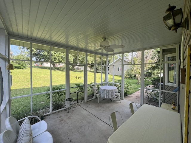 1014 Sassafras St, Willow Springs, MO 65793 - sunroom / solarium featuring ceiling fan