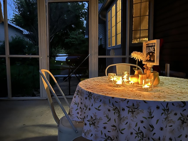 1014 Sassafras St, Willow Springs, MO 65793 - sunroom / solarium with a chandelier