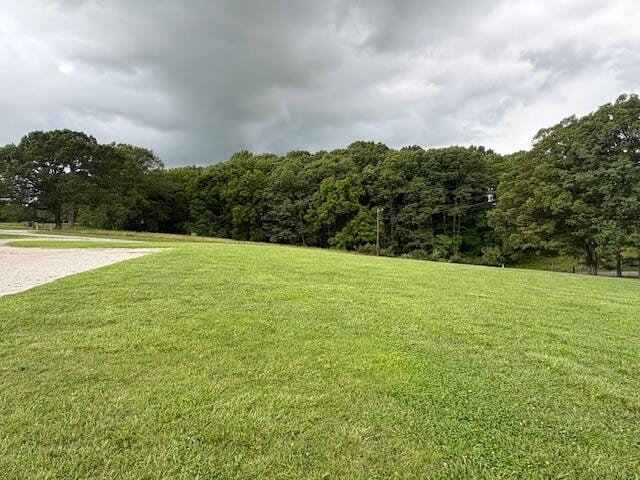 21572 Lawrence Unit 1240, Aurora, MO 65605 - view of green lawn with a wooded view