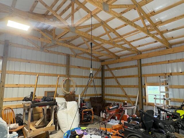 21572 Lawrence Unit 1240, Aurora, MO 65605 - garage with metal wall