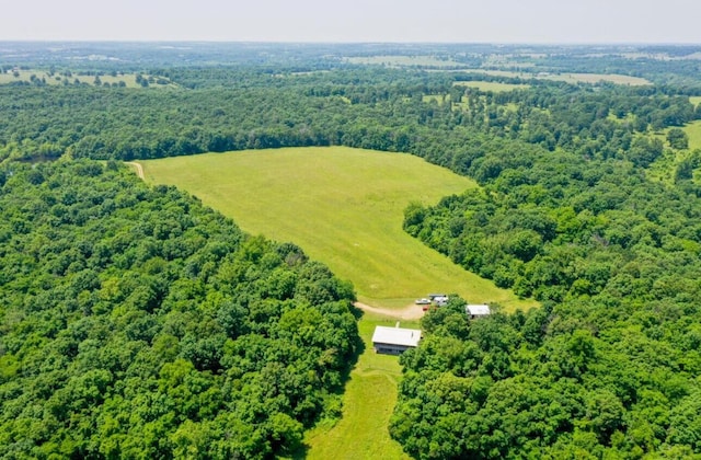 4949 S 196th Rd, Halfway, MO 65663 - drone / aerial view of a heavily wooded area