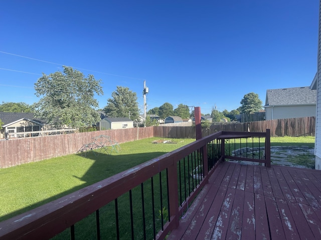 718 S Ridgecrest Ave, Nixa, MO 65714 - wooden terrace featuring a fenced backyard
