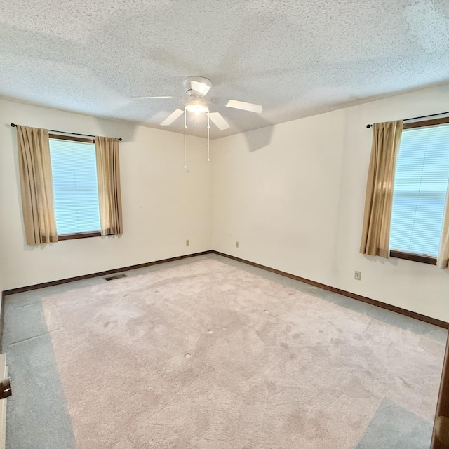 5435 State Highway 14, Sparta, MO 65753 - carpeted spare room featuring ceiling fan and a textured ceiling