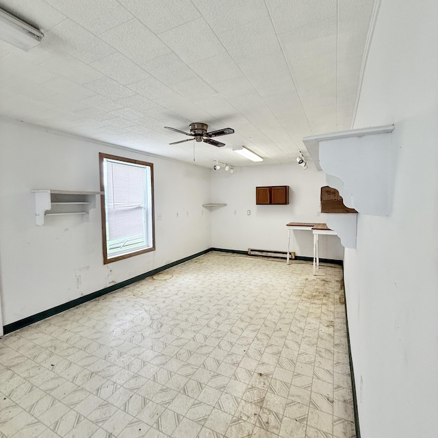 5435 State Highway 14, Sparta, MO 65753 - unfurnished room with baseboards and a ceiling fan
