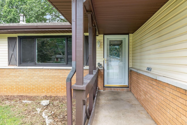3047 S Ferguson Ave, Springfield, MO 65807 - doorway to property with brick siding