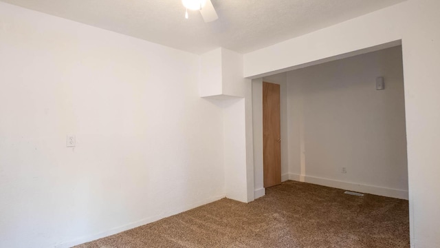 220 S 3rd St, Thayer, MO 65791 - unfurnished room with carpet floors and a ceiling fan