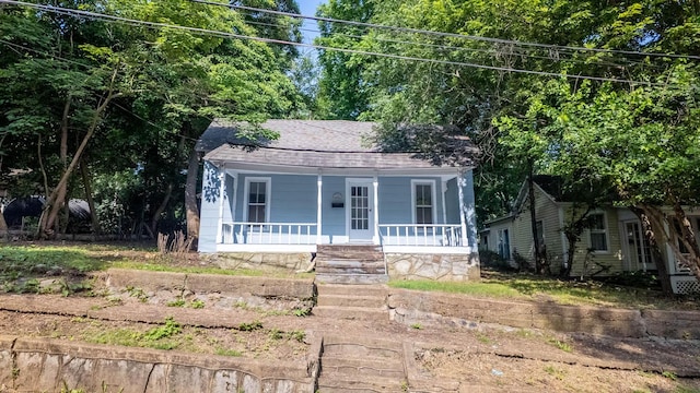 220 S 3rd St, Thayer, MO 65791 - bungalow featuring a porch and a shingled roof