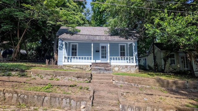 220 S 3rd St, Thayer, MO 65791 - bungalow-style house with covered porch and roof with shingles
