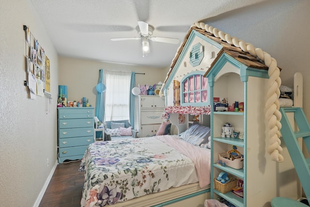 1925 Sylvan Ave, Neosho, MO 64850 - bedroom featuring wood finished floors and ceiling fan