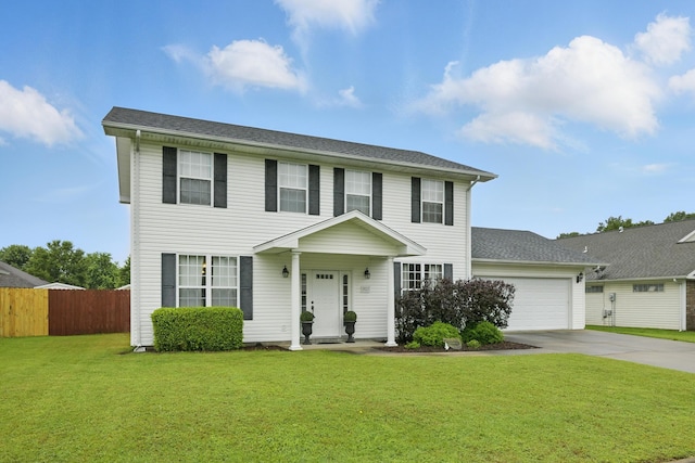 1925 Sylvan Ave, Neosho, MO 64850 - colonial house featuring an attached garage and concrete driveway